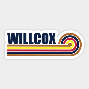 Willcox Arizona horizontal sunset Sticker